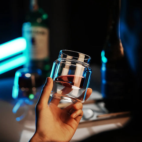 DW Series Glass Cup Transparent H-Shaped