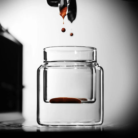 DW Series Glass Cup Transparent H-Shaped