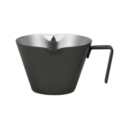 Stainless Steel Measuring Cup 100ml-double mouth- Matte Black
