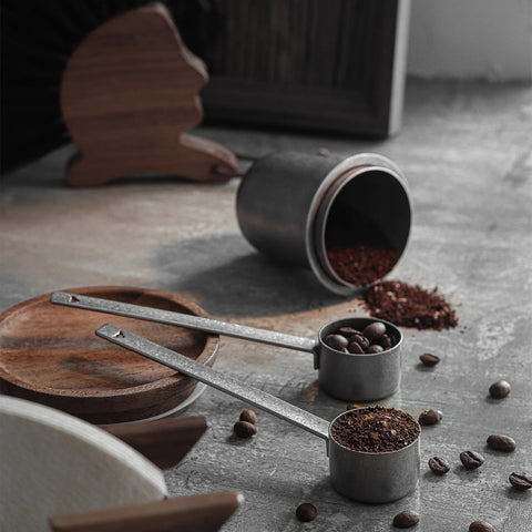 Long Measuring Spoon stainless steel-silver spot- 8g
