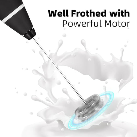 Electric Milk Frother black
