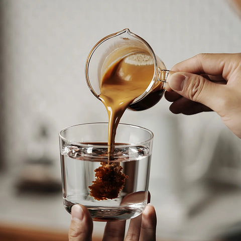 Glass Measuring Cup-Double Spout-120ml-Transparent