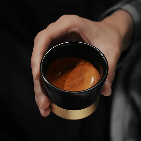 CERA Series Ceramic Cup-80ml- Black