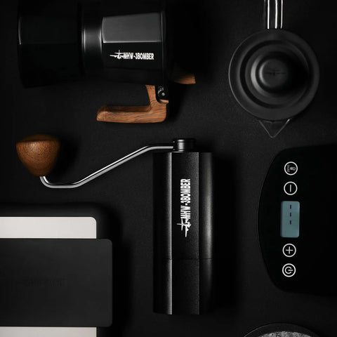 Adder V3 Manual Grinder-Black- 38mm seven star steel burr