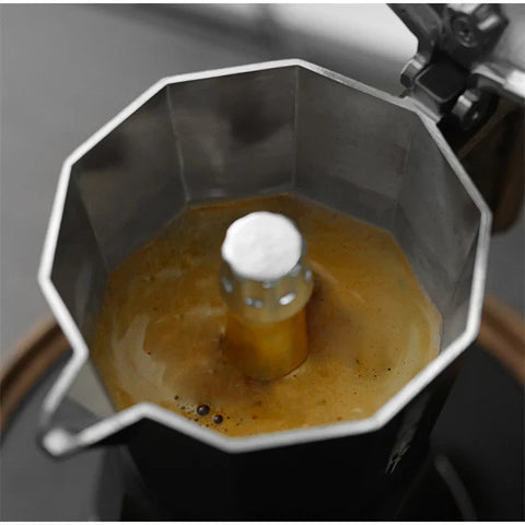 Double Valve Moka Pot 180ml-white