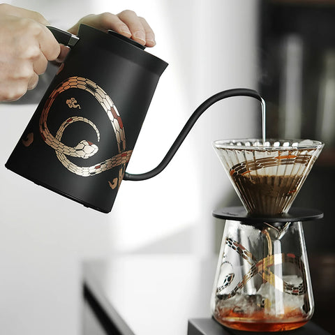 Assassin Gooseneck Electric Kettle-Year of the Snake Limited Edition-Black【UK】