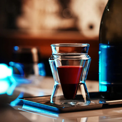 DW Series Glass Cup Transparent V-Shaped