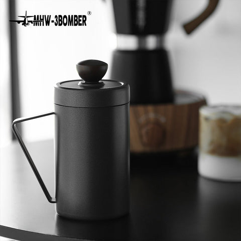 Manual Milk Frother 500ml- black