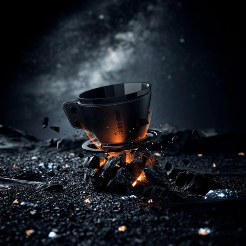 Meteorite Dripper-Obsidian Black