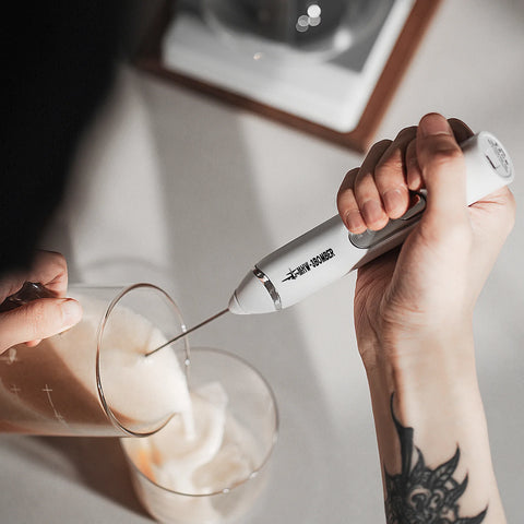 Electric Milk Frother-White