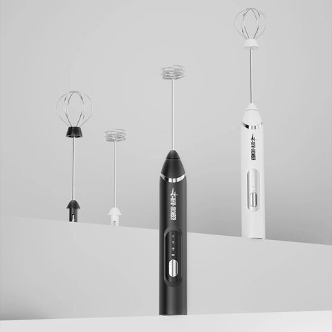 Electric Milk Frother-White