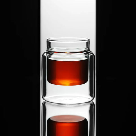 DW Series Glass Cup Transparent H-Shaped