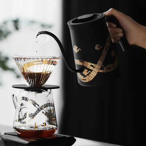 Assassin Gooseneck Electric Kettle-Year of the Snake Limited Edition-Black【UK】