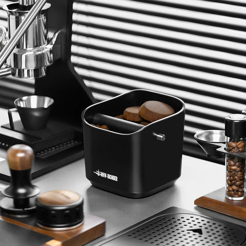 Square Knock Box-1.2L-black