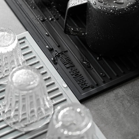 Silicone Dish Drying Pad- black