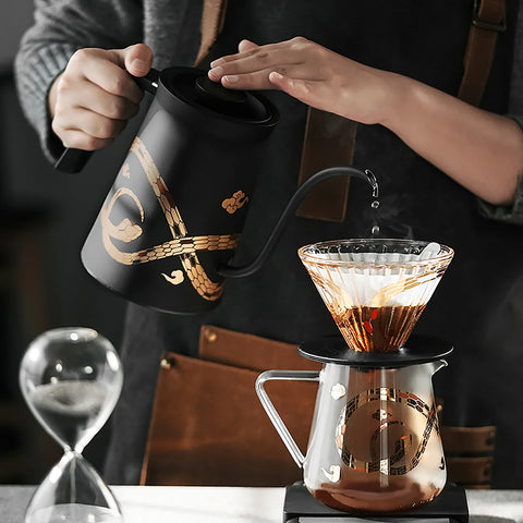 Assassin Gooseneck Electric Kettle-Year of the Snake Limited Edition-Black【UK】