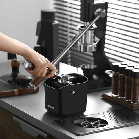 Square Knock Box-1.2L-black