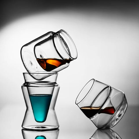 DW Series Glass Cup Transparent  A-Shaped