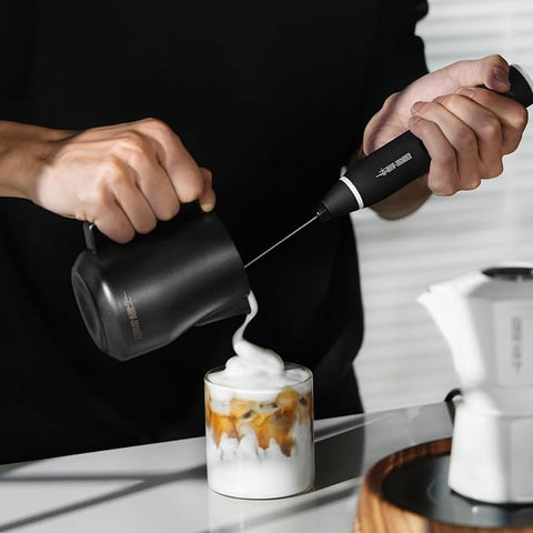 Electric Milk Frother black