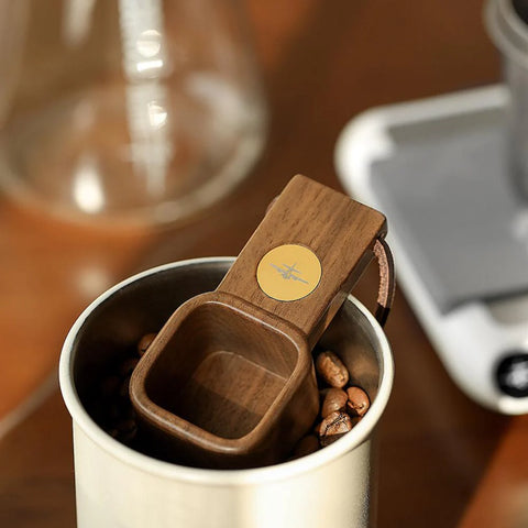 Jove solid wood measuring spoon-walnut-10g