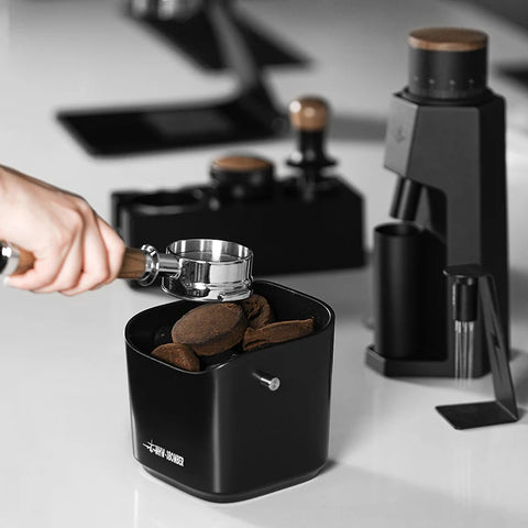 Square Knock Box-1.2L-black