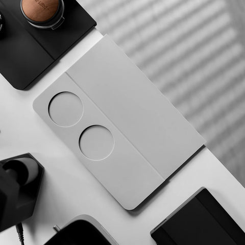 Silicone Pad 250*180mm-two holes-Gery