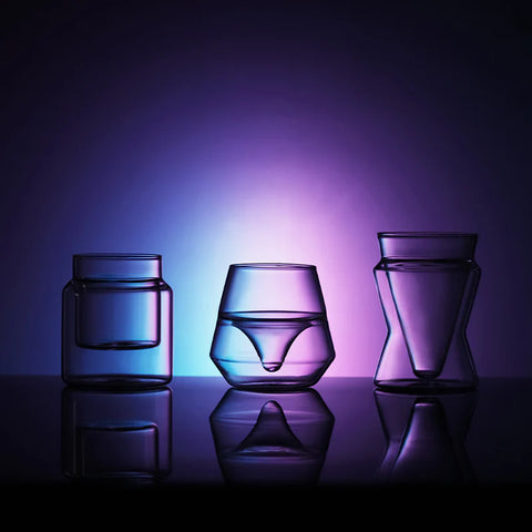 DW Series Glass Cup Transparent  A-Shaped