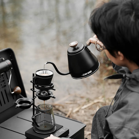 Meteorite Dripper-Obsidian Black