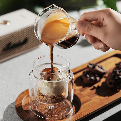 DW Series Glass Cup Transparent H-Shaped