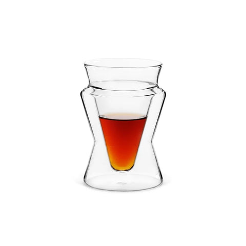 DW Series Glass Cup Transparent V-Shaped
