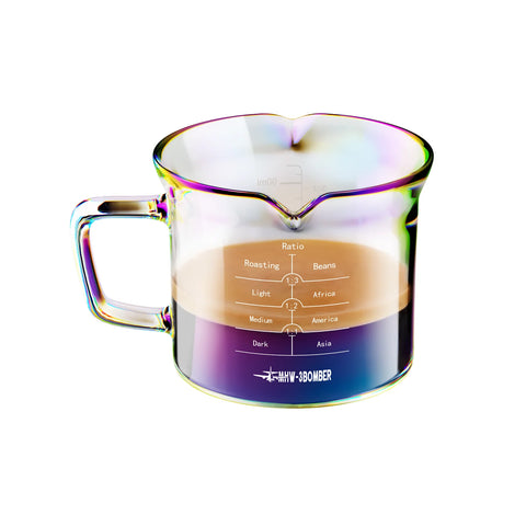Glass Measuring Cup-Double Spout-120ml-Multicolor